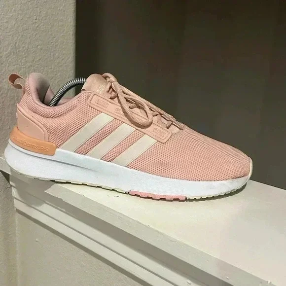 adidas Women's Racer TR21 Trail Running Shoe H00649 Pink/White Size 10 - Picture 2 of 10